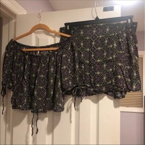 Free people skirt set